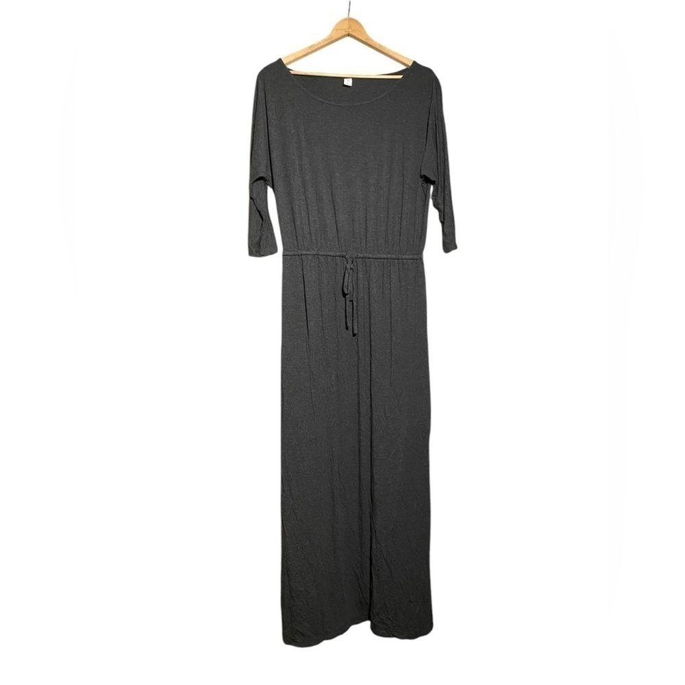 Old Navy Dark Gray Maxi Dress Size Large